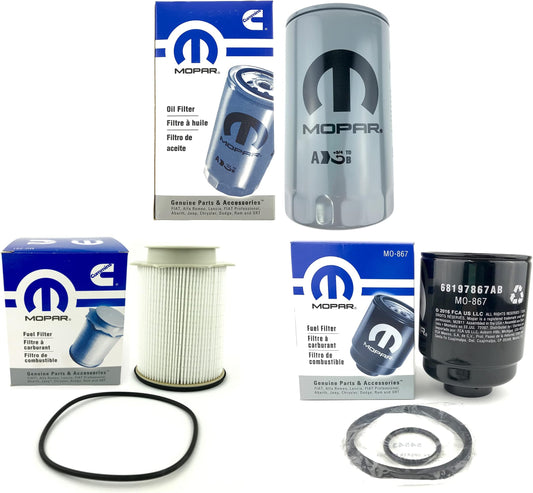 Mopar OEM Filter Set for Dodge Ram 6.7L Cummins Diesel