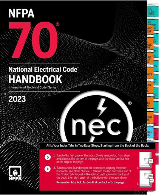 NFPA 70, National Electrical Code Handbook, 2023 Edition Hardcover